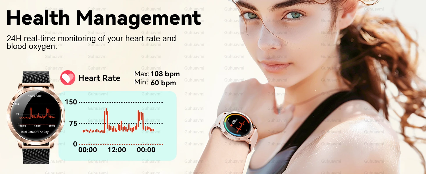 2026 New Ultra-thin Smart Watch For Women 466*466 AMOLED Display Sports Watches BT Call Digital Health Tracker Ladies Smartwatch