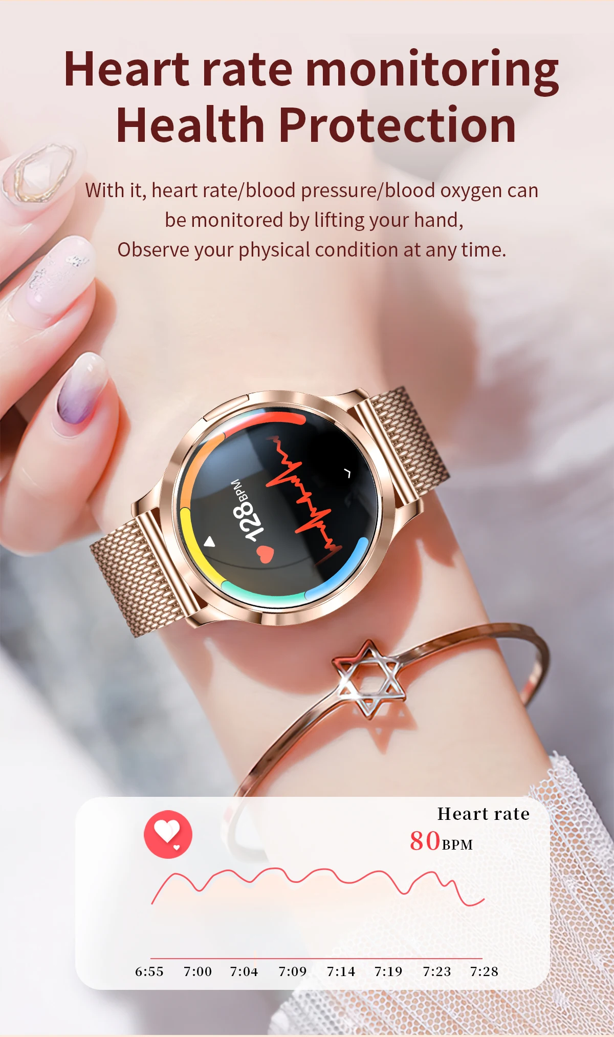2026 New Ultra-thin Smart Watch For Women 466*466 AMOLED Display Sports Watches BT Call Digital Health Tracker Ladies Smartwatch