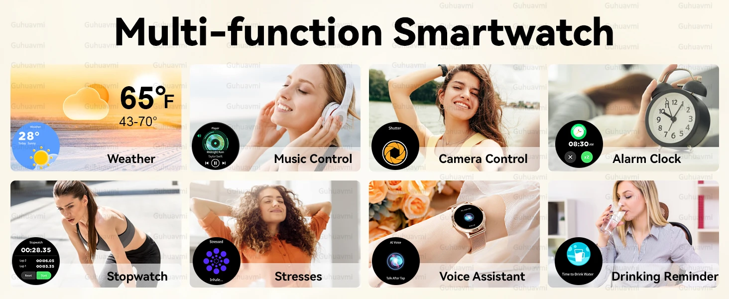 2026 New Ultra-thin Smart Watch For Women 466*466 AMOLED Display Sports Watches BT Call Digital Health Tracker Ladies Smartwatch