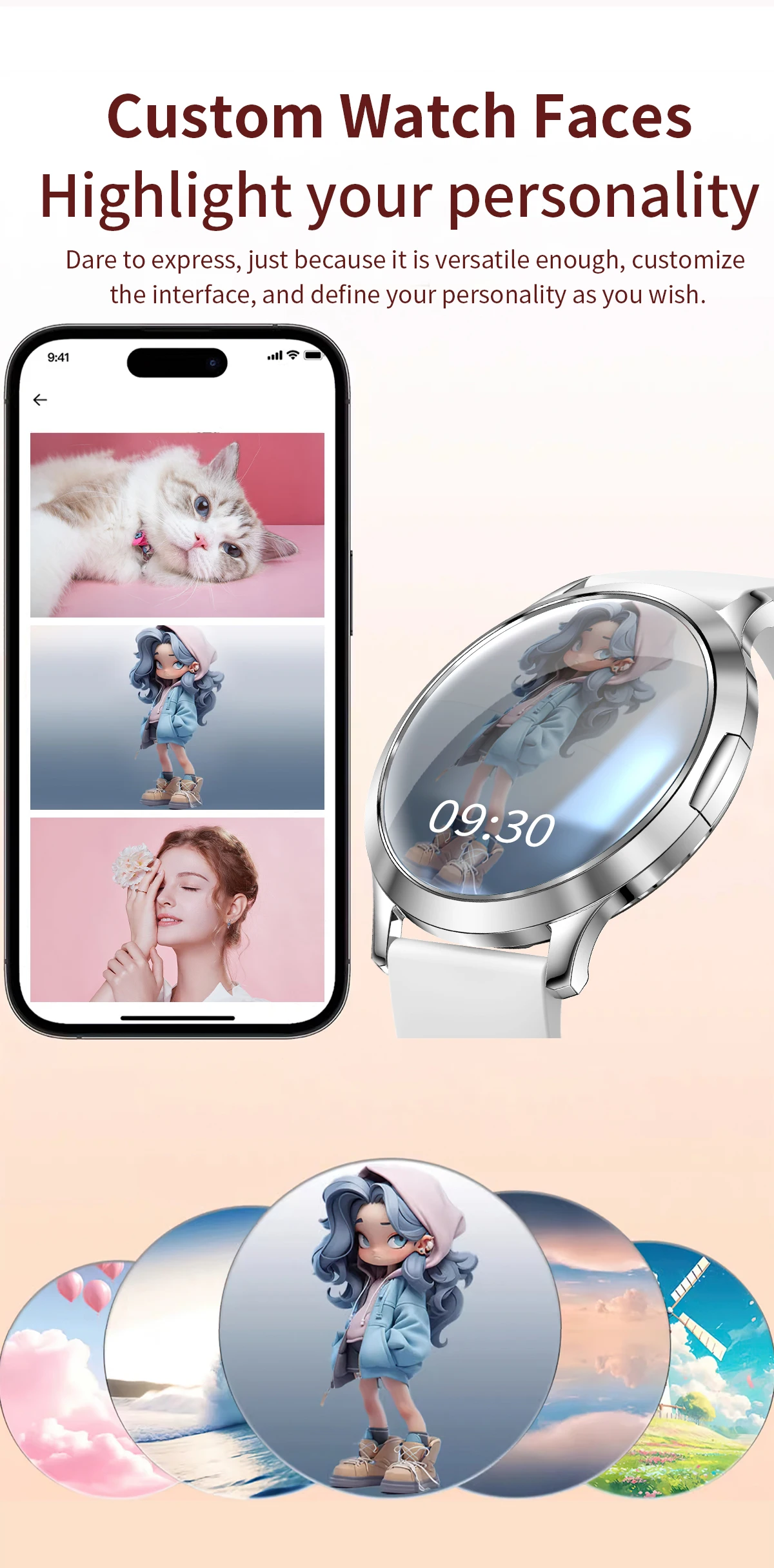 2026 New Ultra-thin Smart Watch For Women 466*466 AMOLED Display Sports Watches BT Call Digital Health Tracker Ladies Smartwatch