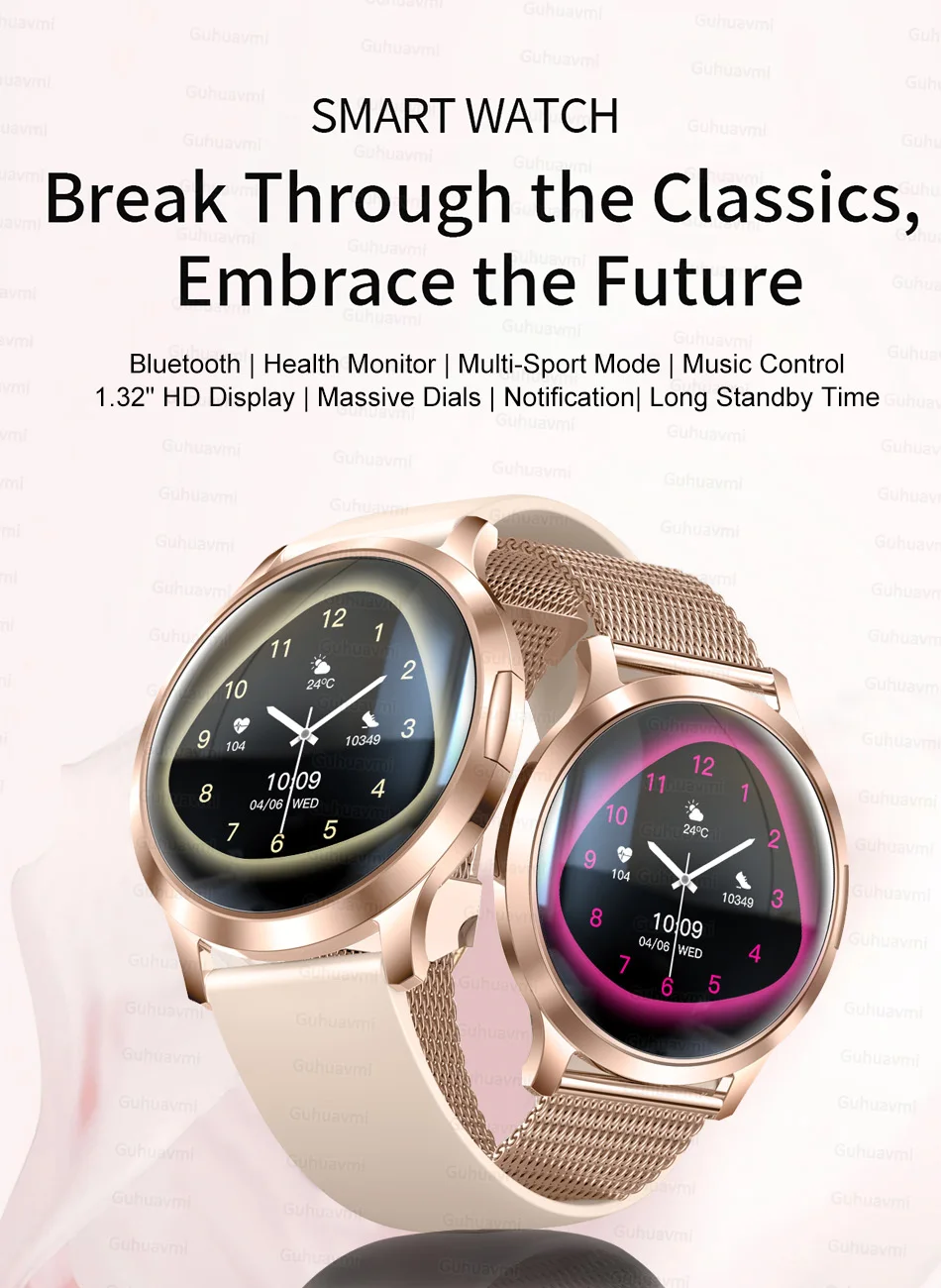 2026 New Ultra-thin Smart Watch For Women 466*466 AMOLED Display Sports Watches BT Call Digital Health Tracker Ladies Smartwatch
