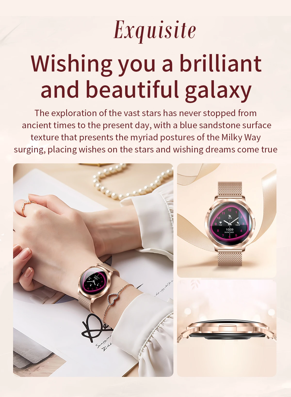 2026 New Ultra-thin Smart Watch For Women 466*466 AMOLED Display Sports Watches BT Call Digital Health Tracker Ladies Smartwatch