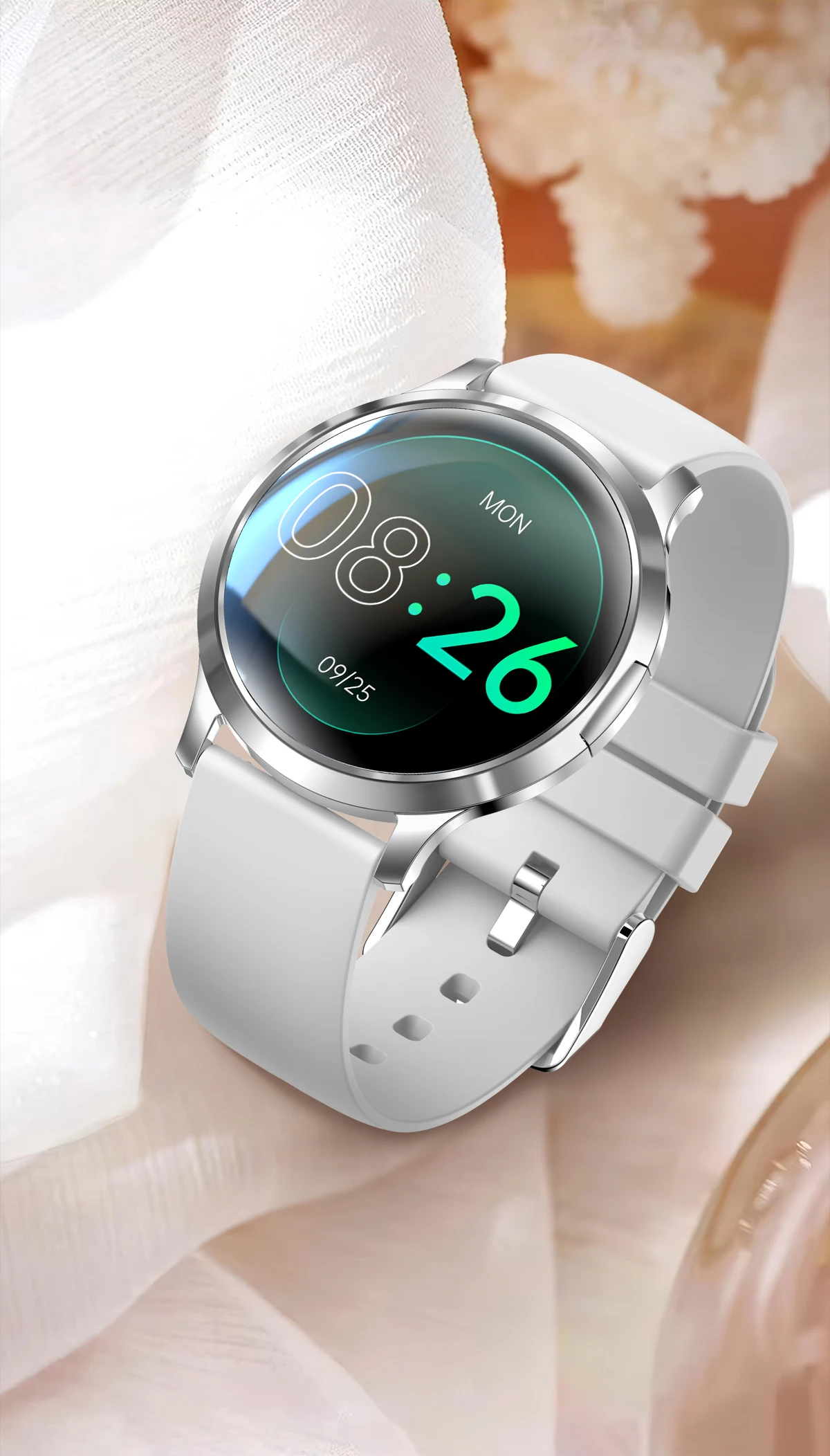 2026 New Ultra-thin Smart Watch For Women 466*466 AMOLED Display Sports Watches BT Call Digital Health Tracker Ladies Smartwatch