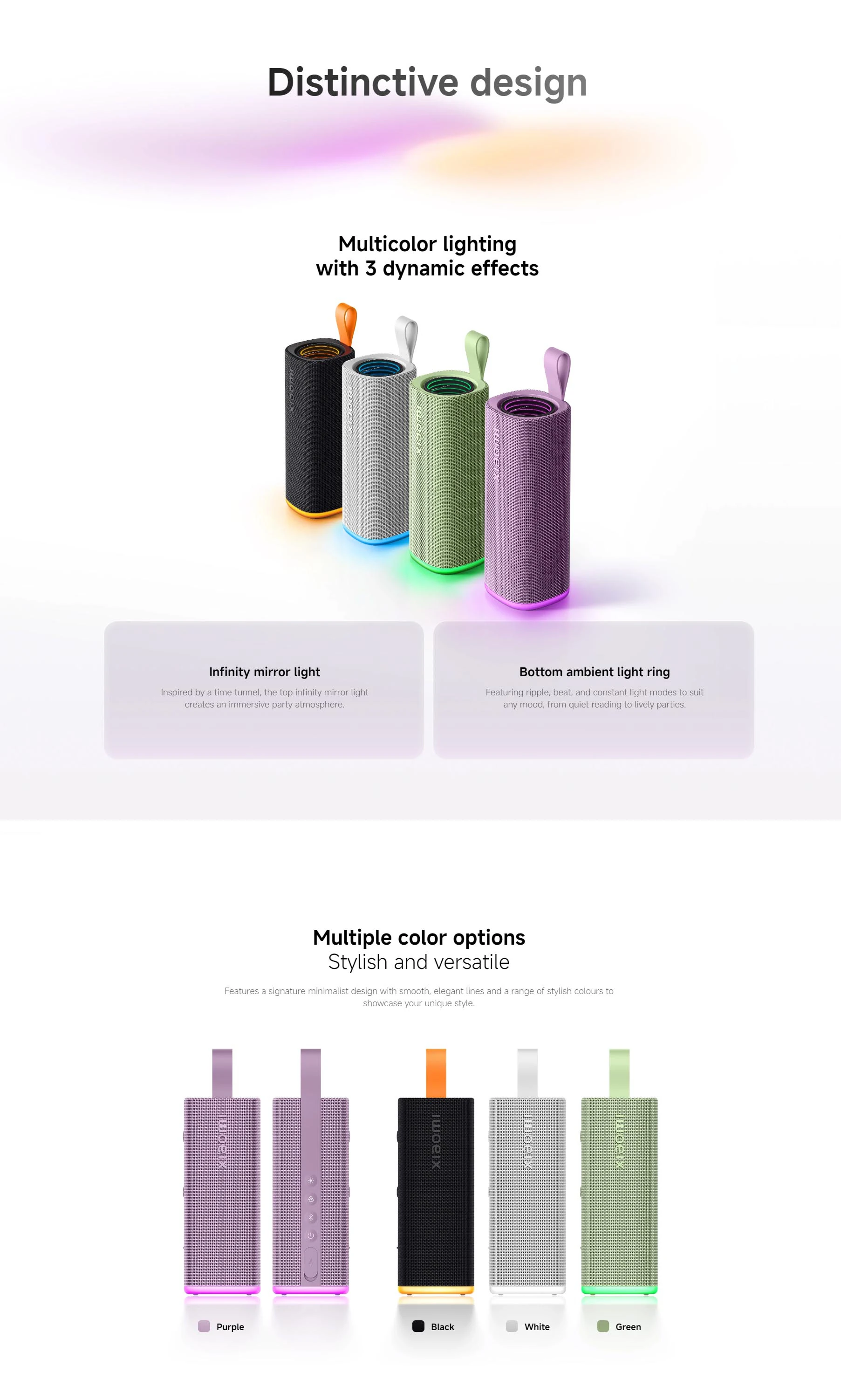 Global Version Xiaomi Sound Play Bluetooth6.0 18W TWS connect 2600mAh IP68 Water and Dust Resistance Outdoor Party Mini Portable