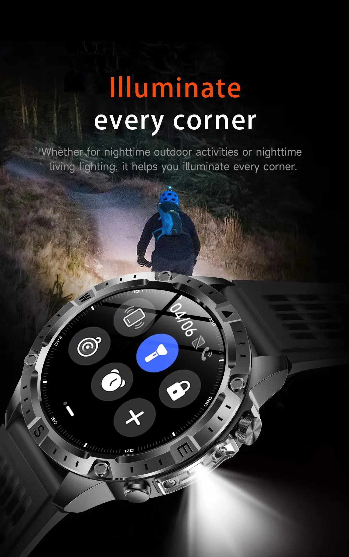 2026 New Army grade TANK GPS Offline Maps Smart Watch 10ATM Waterproof Sports Compass Heart rate HD Bluetooth call Smart watch