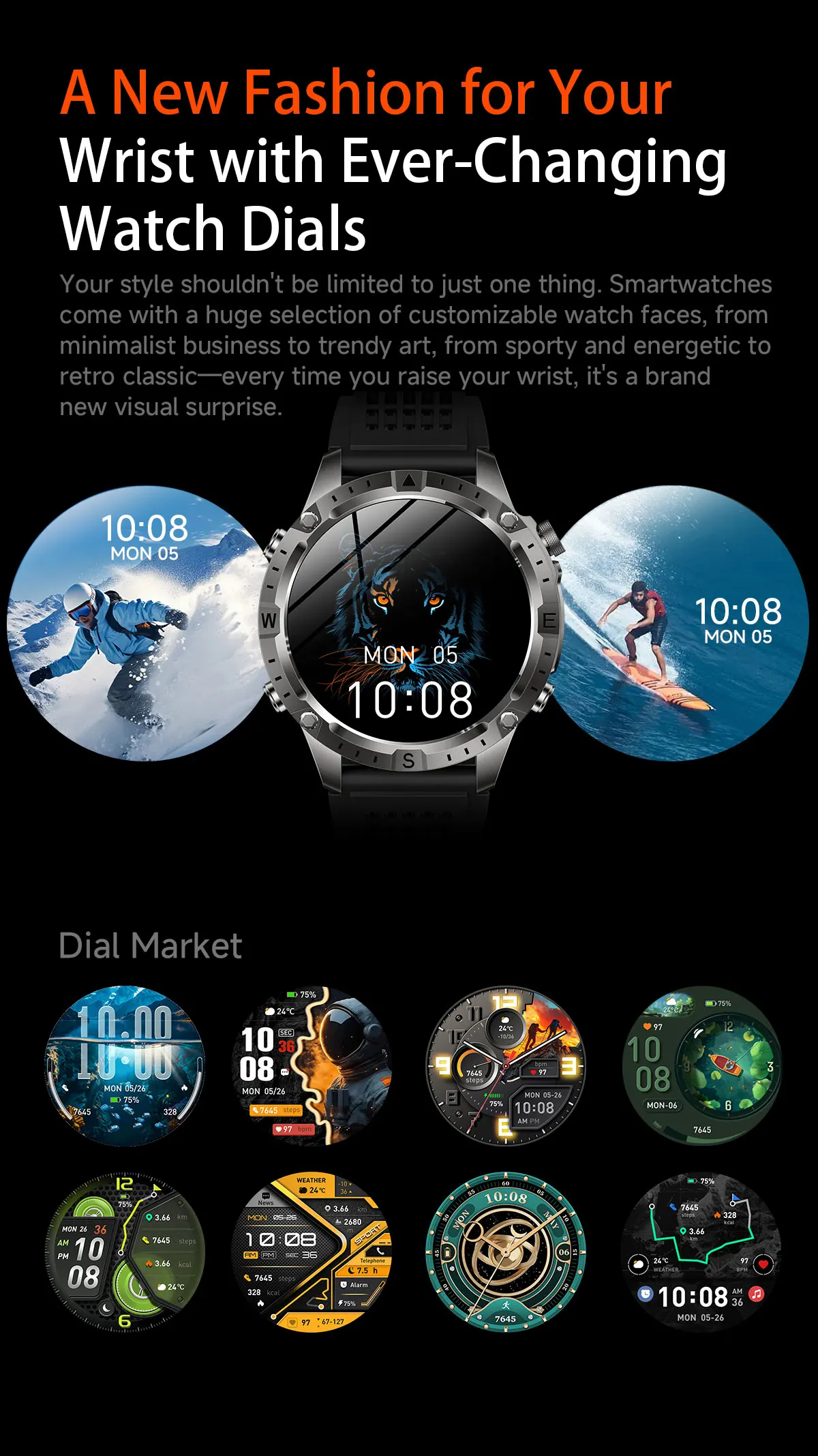 2026 New Army grade TANK GPS Offline Maps Smart Watch 10ATM Waterproof Sports Compass Heart rate HD Bluetooth call Smart watch