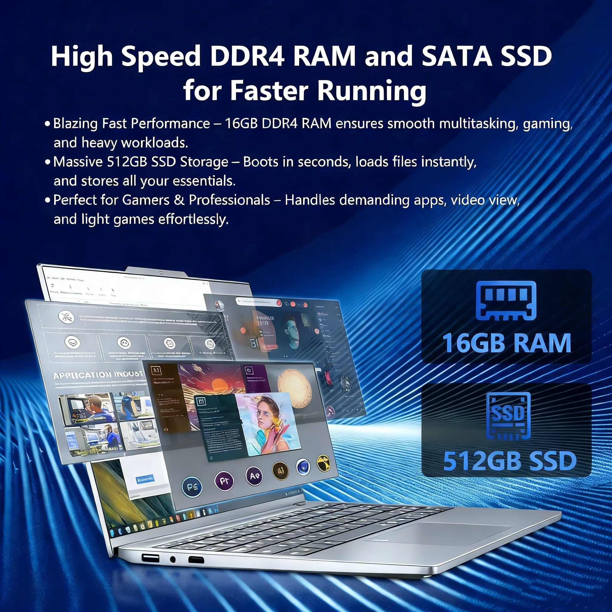Windows 11 Pro Portable Notebook Intel Core I9-9900 15.6 inch Laptop Computer HD Screen 16GB RAM 1TB 2TB SSD Laptops PC