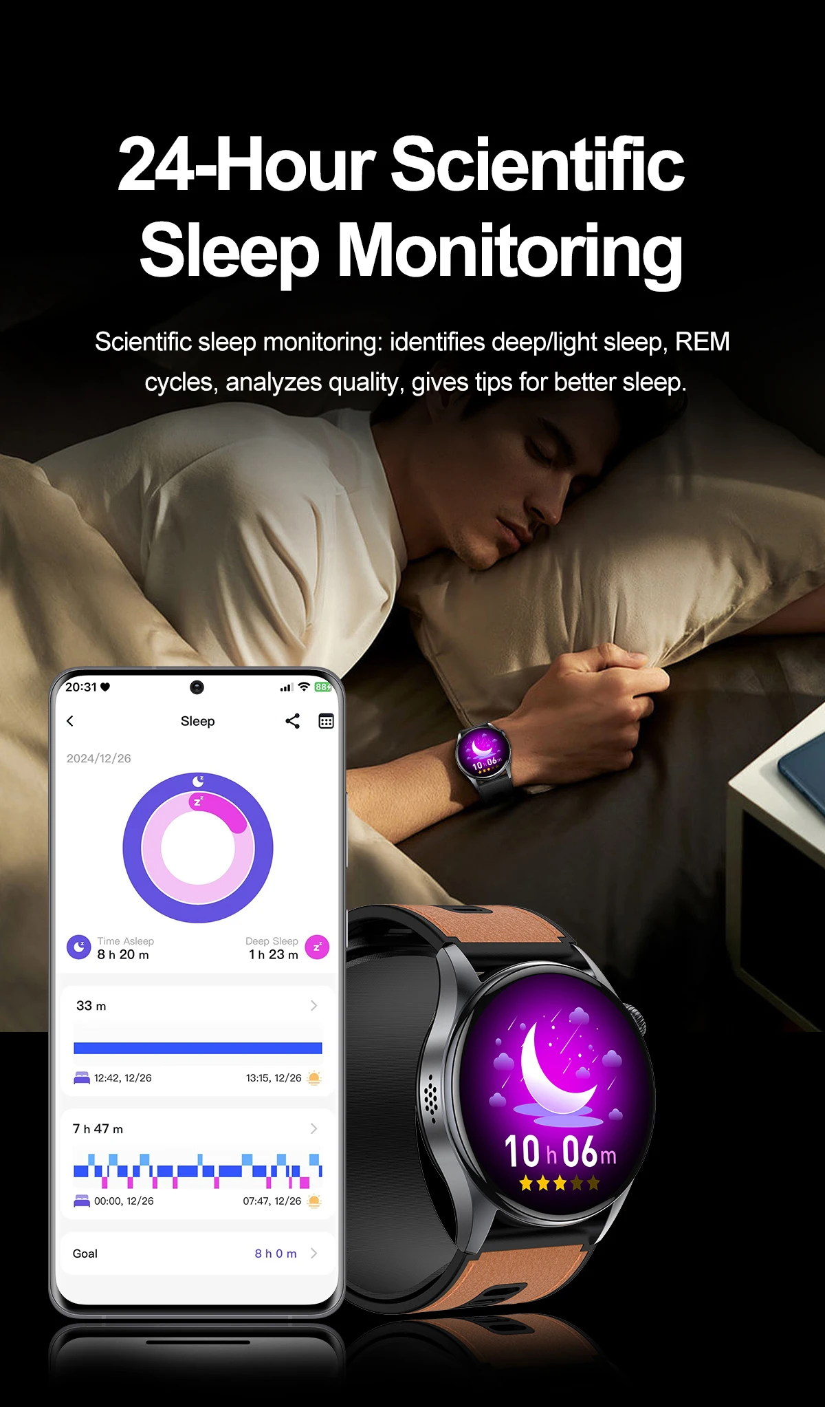2026 New Air Pump Airbag Smart Watch High Precision Dynamic Blood Pressure Monitor ECG Heart Rate Health Smart watch For Adult