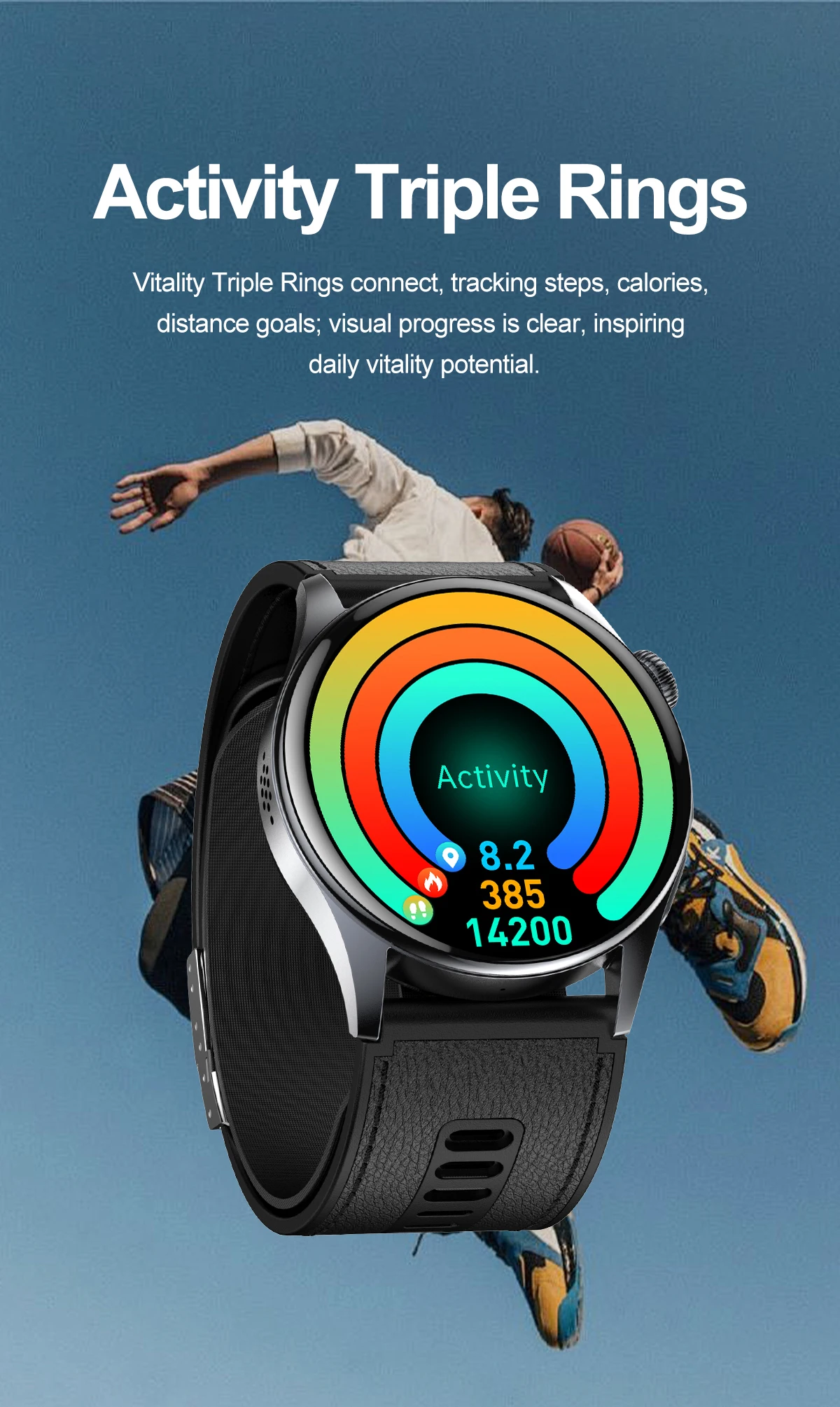 2026 New Air Pump Airbag Smart Watch High Precision Dynamic Blood Pressure Monitor ECG Heart Rate Health Smart watch For Adult
