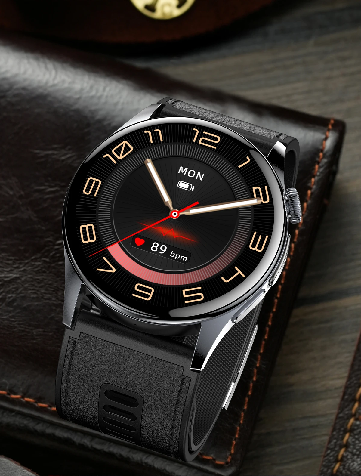 2026 New Air Pump Airbag Smart Watch High Precision Dynamic Blood Pressure Monitor ECG Heart Rate Health Smart watch For Adult