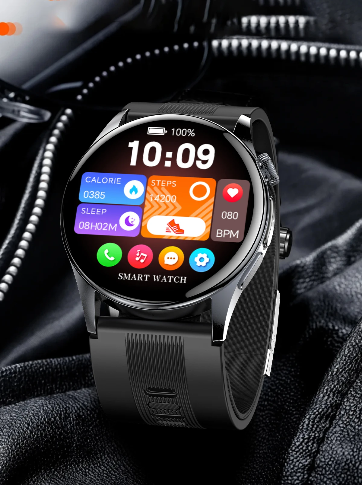 2026 New Air Pump Airbag Smart Watch High Precision Dynamic Blood Pressure Monitor ECG Heart Rate Health Smart watch For Adult