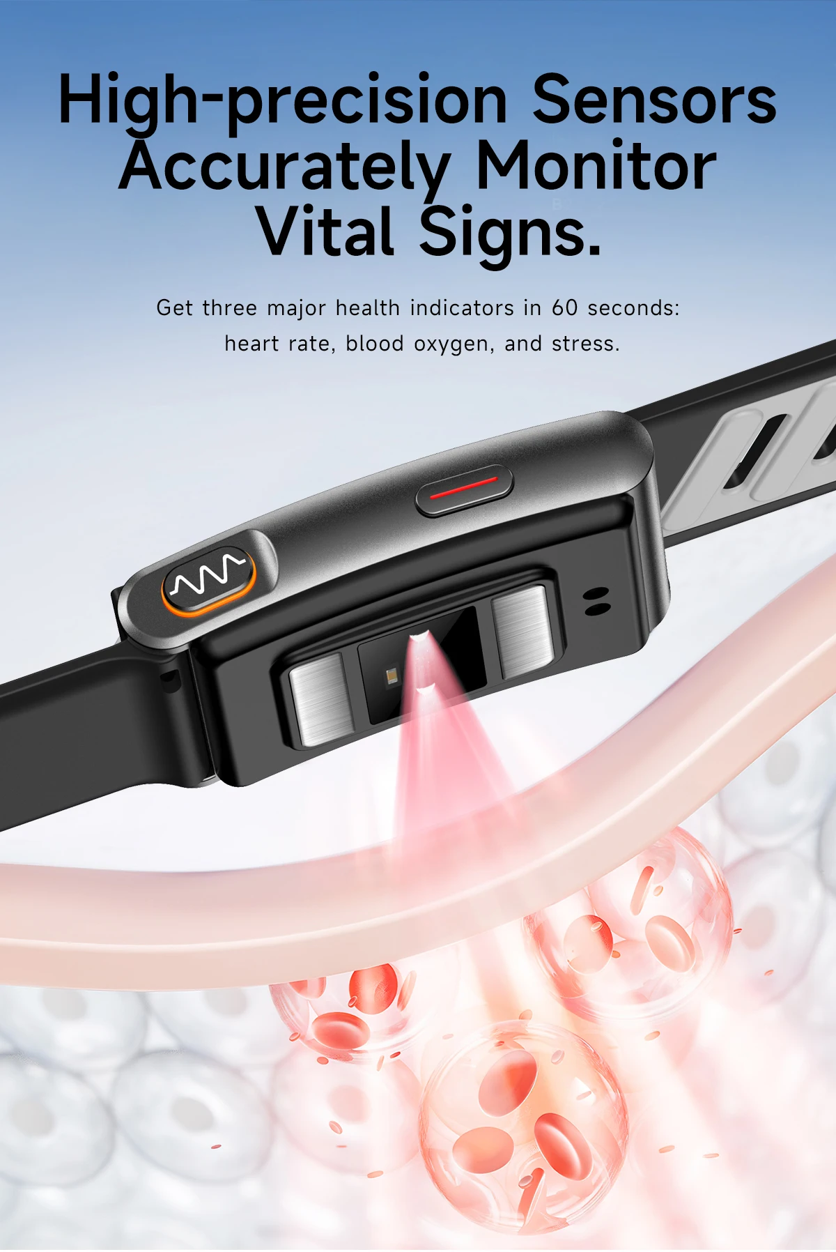 Newly Men Women Smart Band ECG Blood Pressure Uric Acid Monitor 3ATM Waterproof Sports Fitness Tracker Bracelet For Android iOS