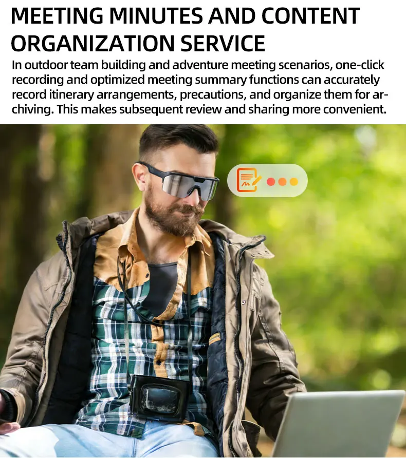 2026 Upgrade Smart Glasses with 8MP Photo&Video Camera AI Assistant Recognition Translation EIS Bluetooth Audio Sunglasses Men