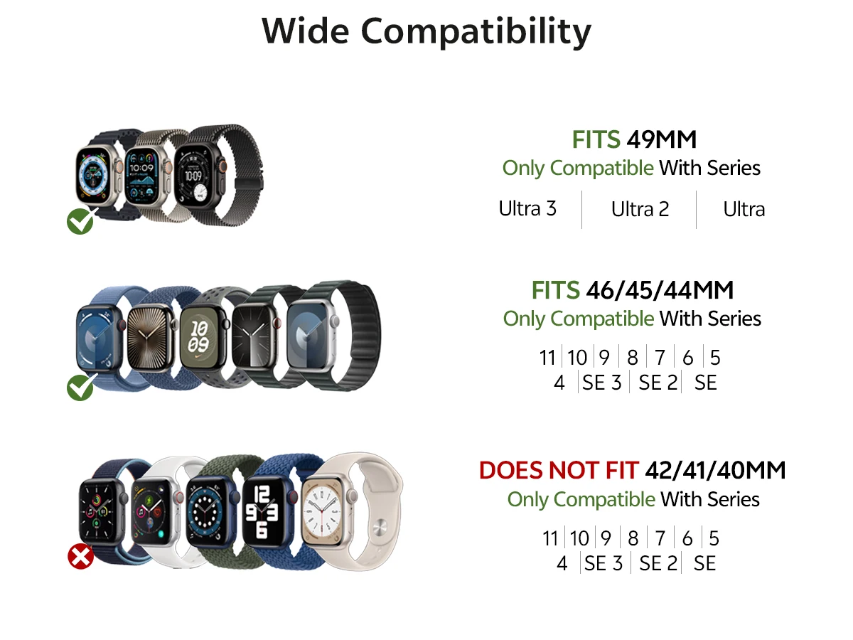 LULULOOK Grade 5 Titanium Nylon Band for Apple Watch Ultra 49 46 45 44mm, Titanium Band for iWatch Ultra 3 S11 10 SE 9 8 7 6 5 4