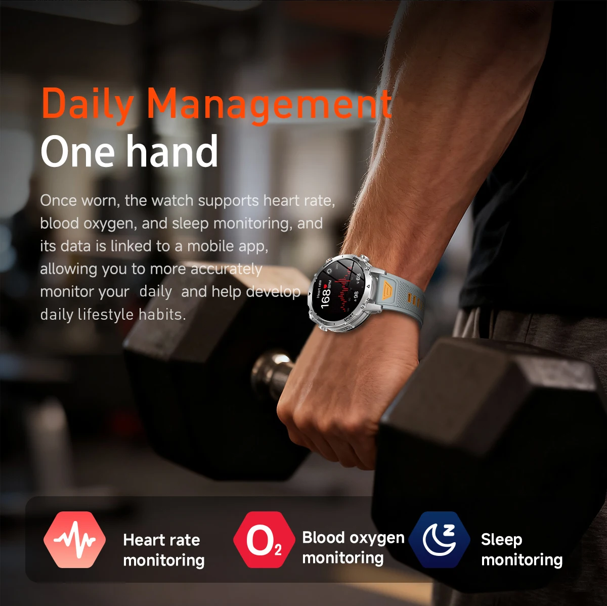 LIGE 2026 Military 1400mAh Battery Smart Watch Men Outdoor Flashlight IP68 Waterproof Heart Rate Bluetooth Call Sports Bracelets