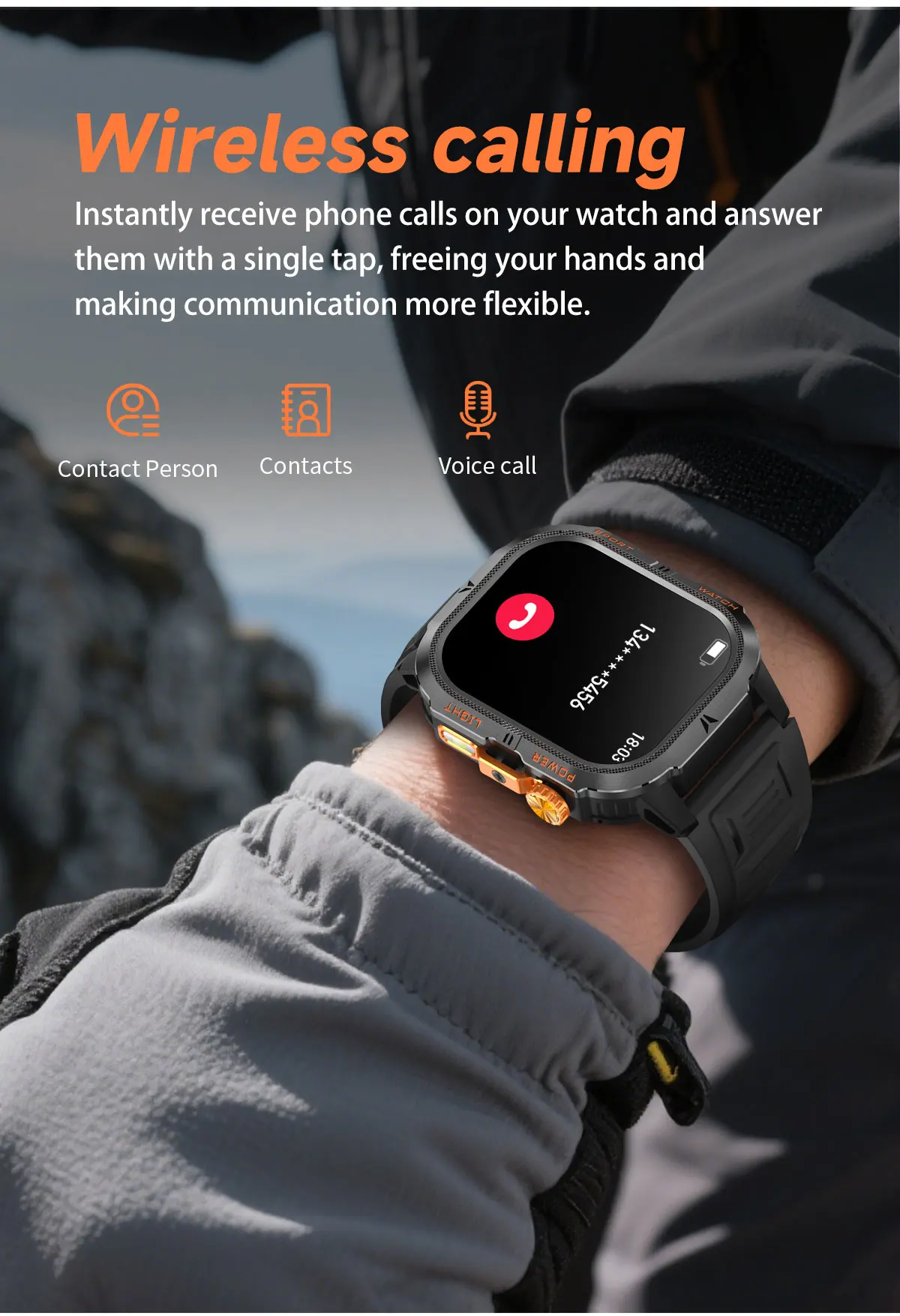 The 2026 New Smartwatch Features a 2.01-Inch High-Definition Screen and a 1200mAh Large Battery That Can Store Up to 40 Hours of