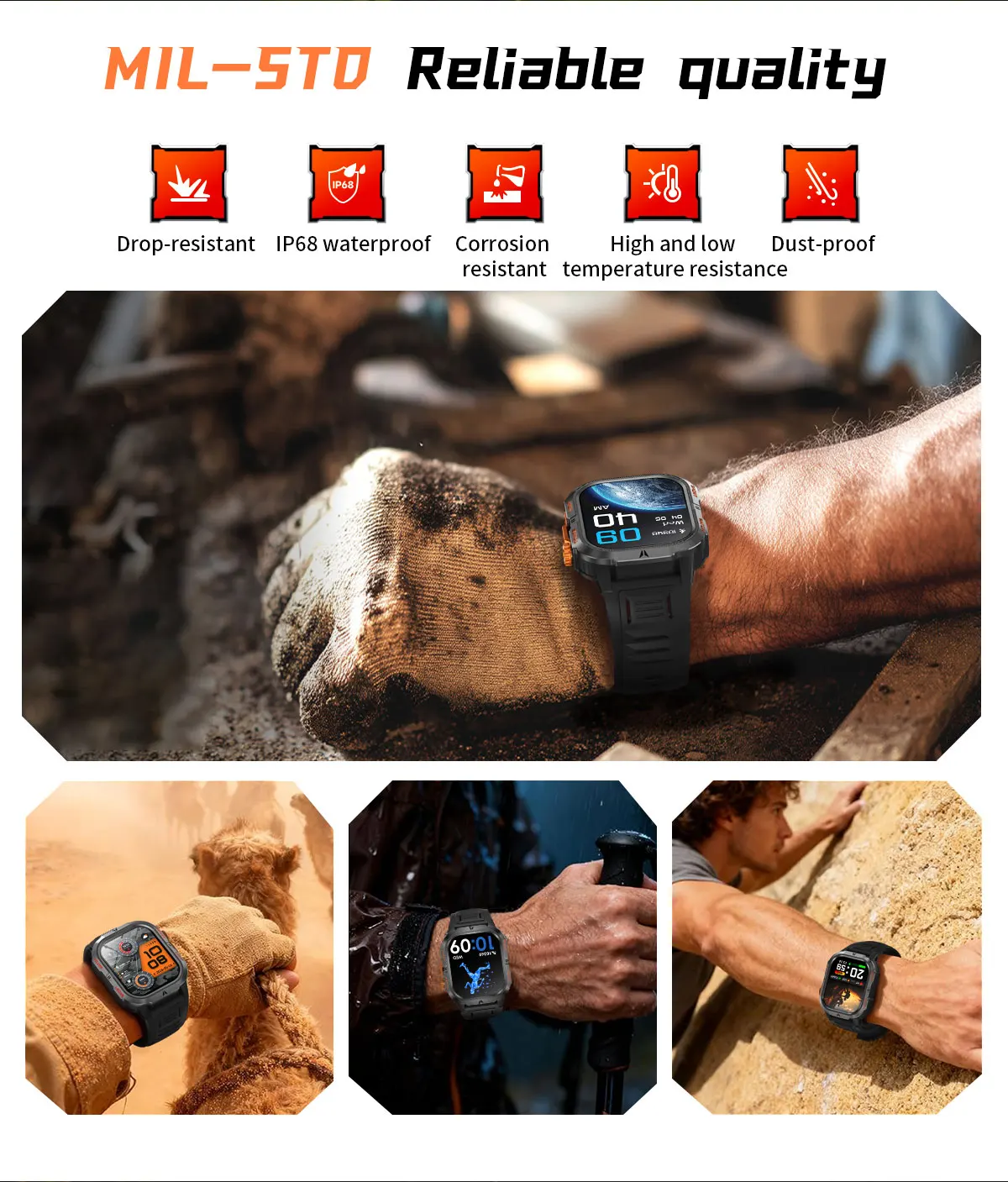 The 2026 New Smartwatch Features a 2.01-Inch High-Definition Screen and a 1200mAh Large Battery That Can Store Up to 40 Hours of