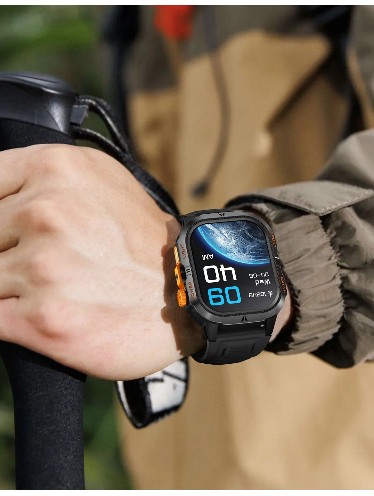 The 2026 New Smartwatch Features a 2.01-Inch High-Definition Screen and a 1200mAh Large Battery That Can Store Up to 40 Hours of