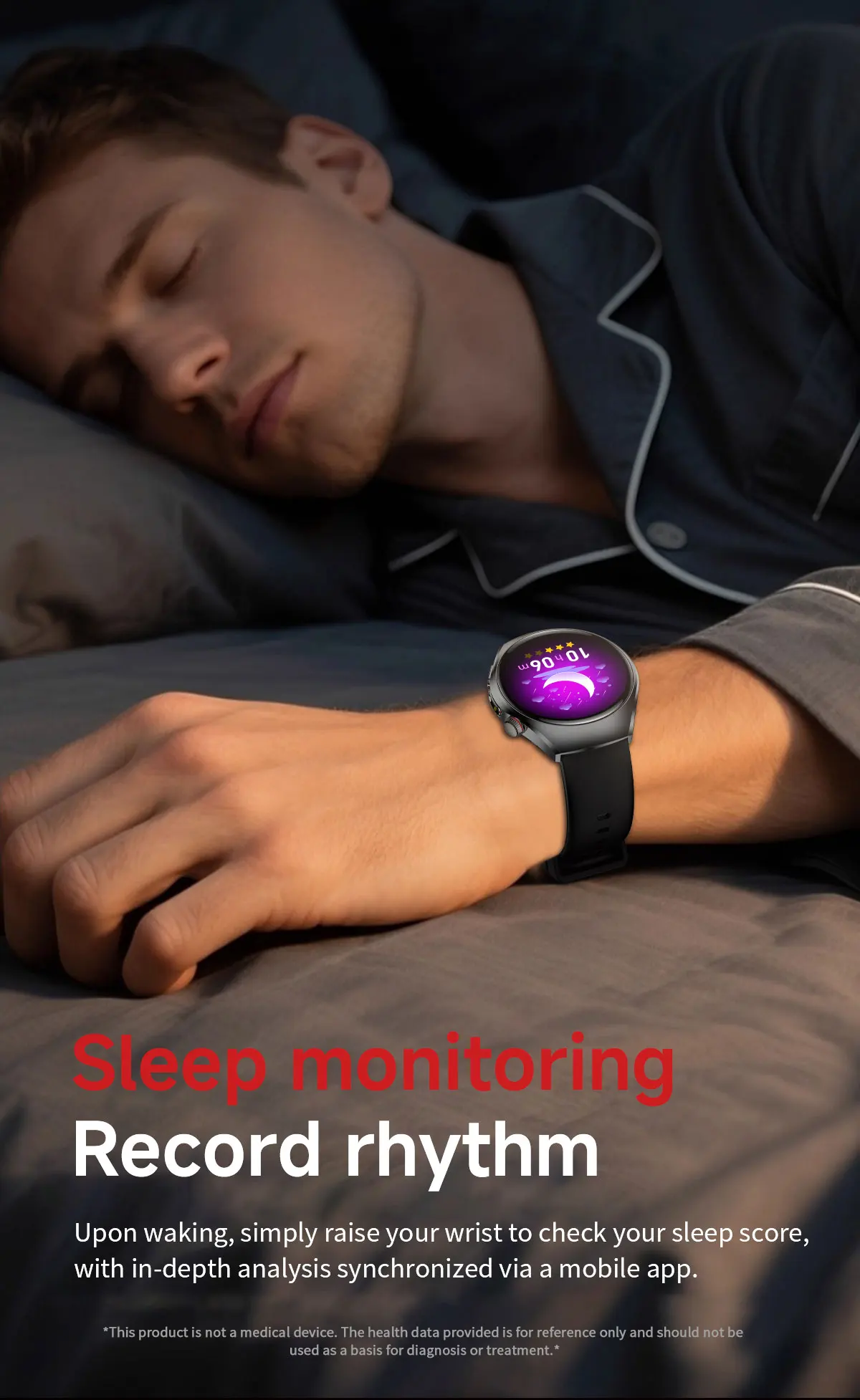 2026 New ECG Smart Watch Body Analysis Blood Oxygen Uric Acid Fatigue Detection Micro-Physical Examination Sapphire Smartwatches