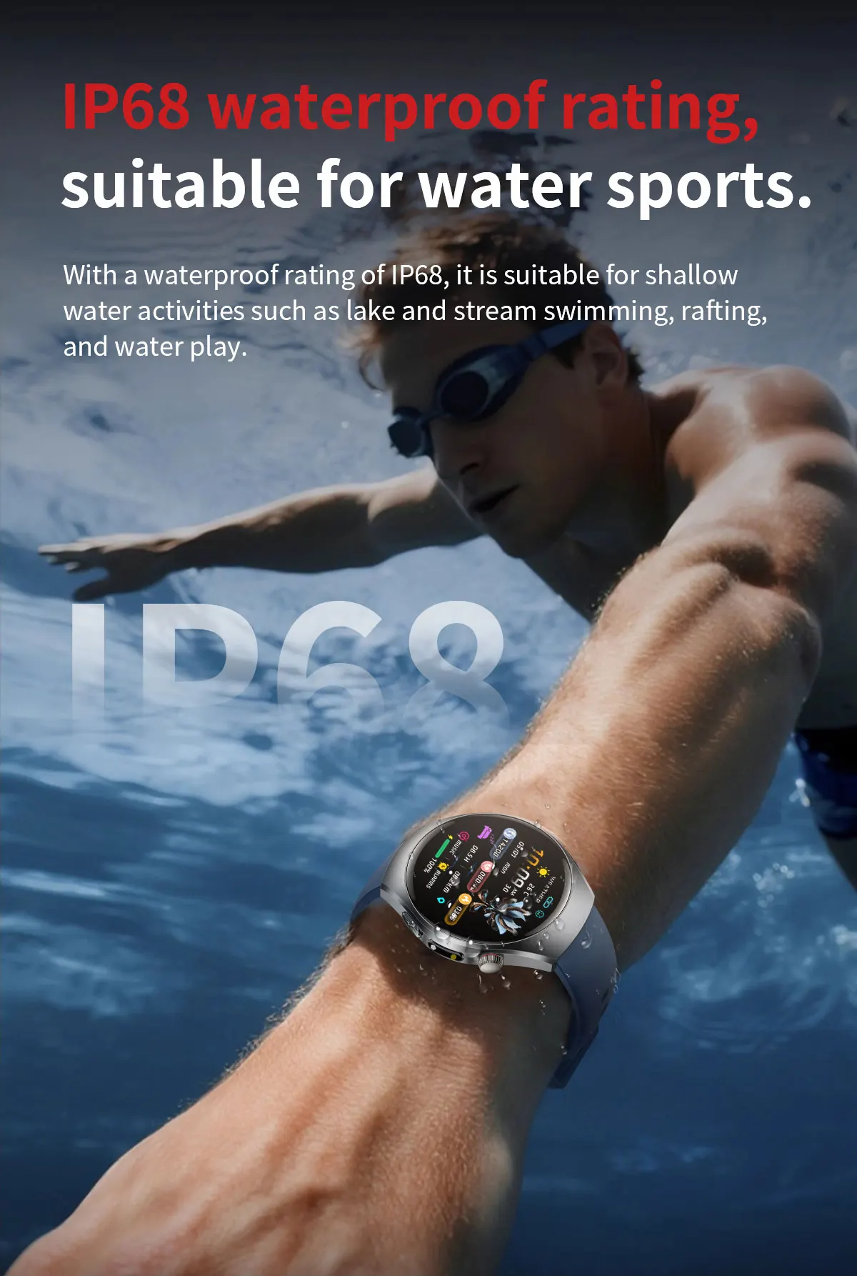 2026 New ECG Smart Watch Body Analysis Blood Oxygen Uric Acid Fatigue Detection Micro-Physical Examination Sapphire Smartwatches