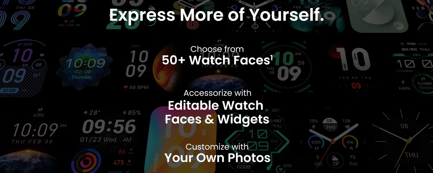 Amazfit Bip 3 Smartwatch For Men Women Birthday Gift Blood-oxygen Saturation Measurement 5ATM Waterproof 60 Sports Modes95New