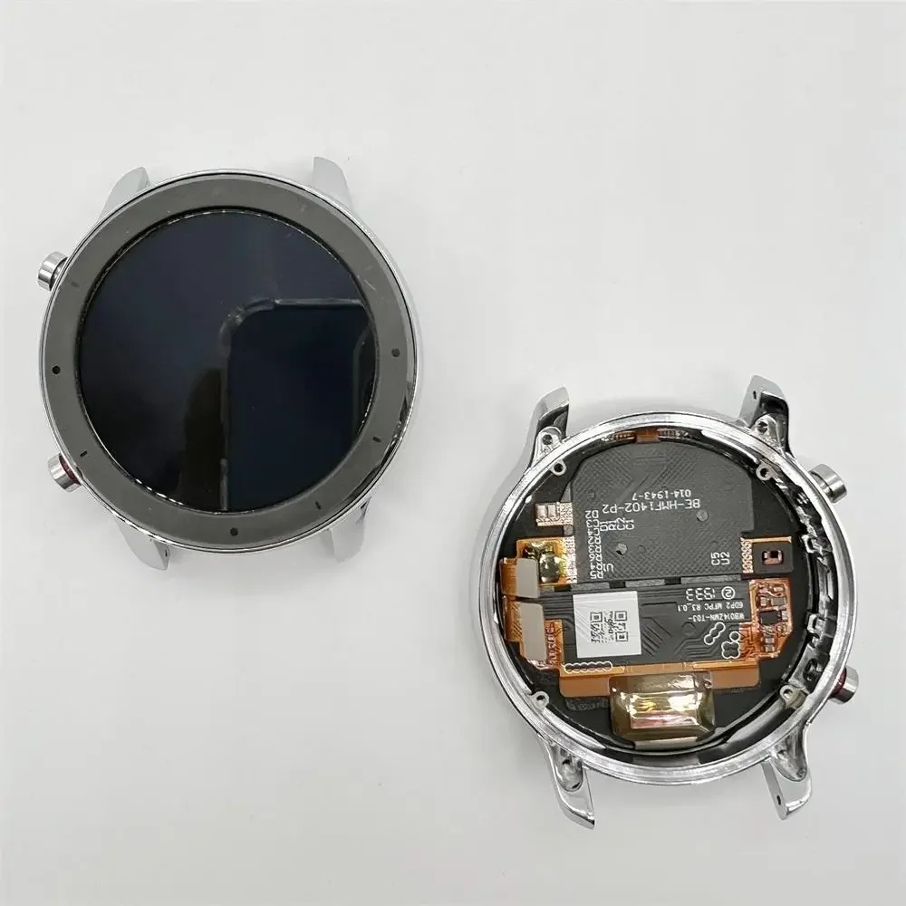 AMOLED LCD Display Touch Screen for Huami Amazfit GTR 47mm A1901 A1902 Digitizer Assembly with Frame Repair Replacement Parts