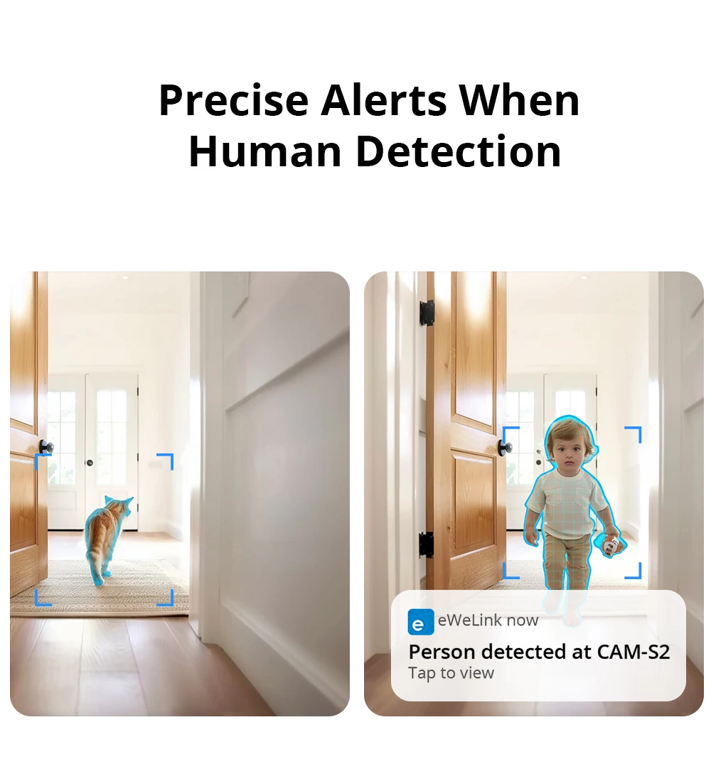 SONOFF CAM Slim Gen2 Easy Micro WiFi 1080P Human Motion Detection Remote Monitoring Lightweight Camera with Google Alexa APP