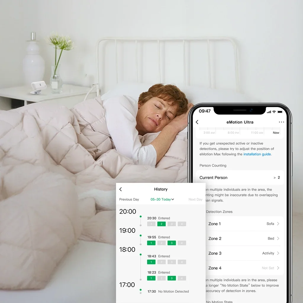 LinknLink EMotion Ultra 60GHz MmWave Radar WiFi Smart Presence Sensor, IR, Brightness, Temperature, Humidity, MQTT, Works with A