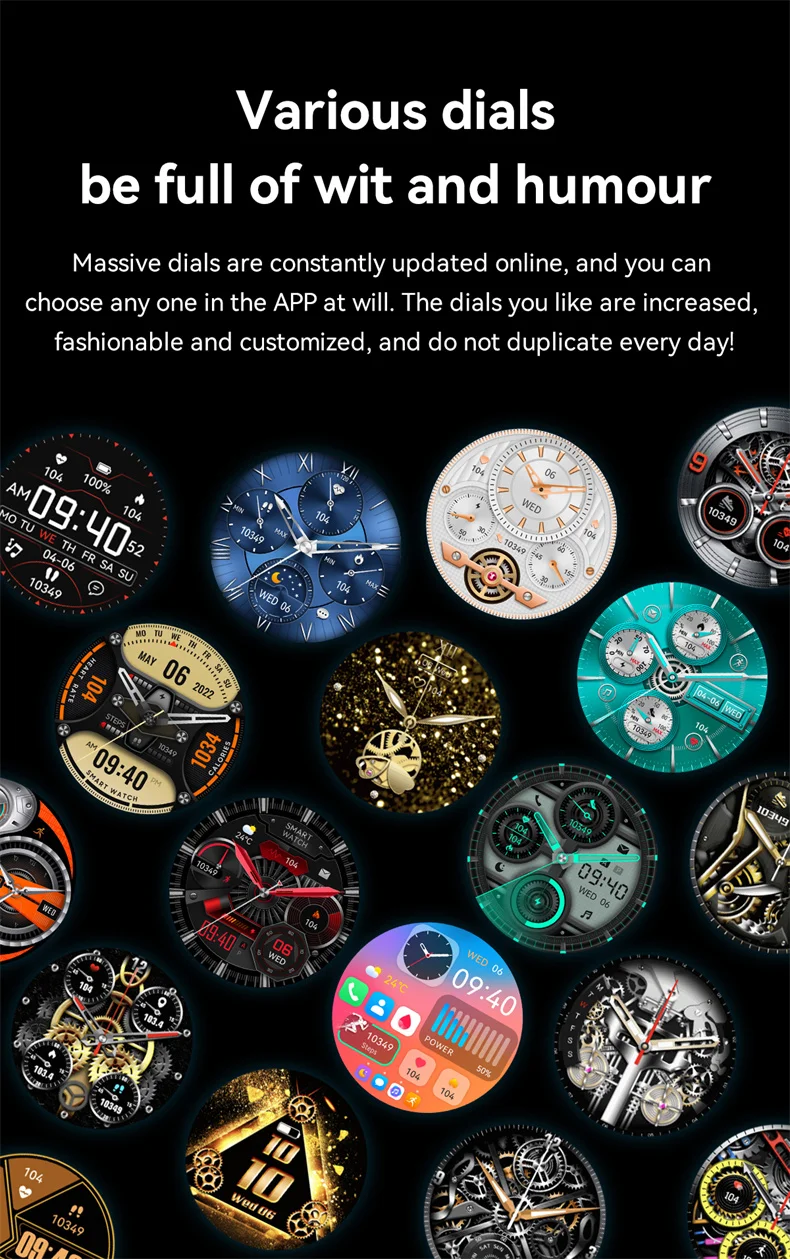 For IOS Android Real AMOLED Smart Watch Women 1.43 inch GPS Sport Screen Always Display NFC Bluetooth Call Smartwatch 2024