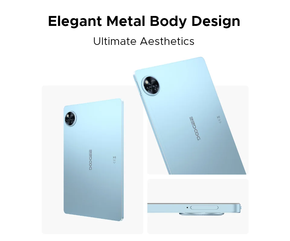 DOOGEE U11 Android 15 Tablet 11' Ultra-clear 90Hz Display 16GB(4+12) 128GB 8580mAh Battery Unisoc T606 Octa-core Dual Speaker