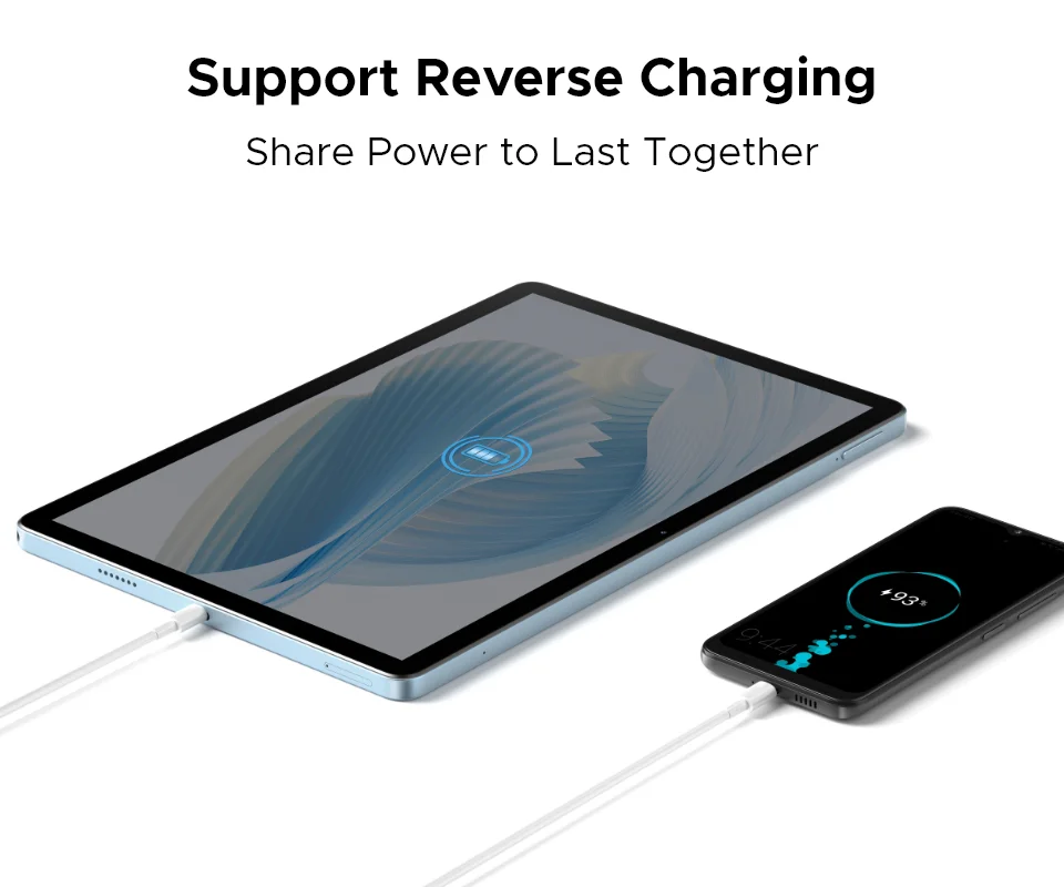 DOOGEE U11 Android 15 Tablet 11' Ultra-clear 90Hz Display 16GB(4+12) 128GB 8580mAh Battery Unisoc T606 Octa-core Dual Speaker