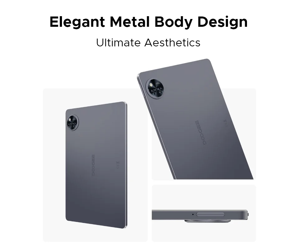 DOOGEE U11 Android 15 Tablet 11' Ultra-clear 90Hz Display 16GB(4+12) 128GB 8580mAh Battery Unisoc T606 Octa-core Dual Speaker