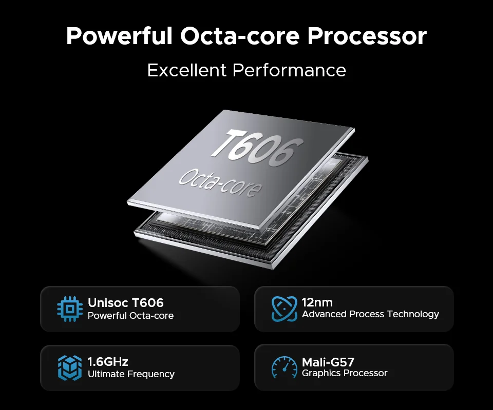 DOOGEE U11 Android 15 Tablet 11' Ultra-clear 90Hz Display 16GB(4+12) 128GB 8580mAh Battery Unisoc T606 Octa-core Dual Speaker