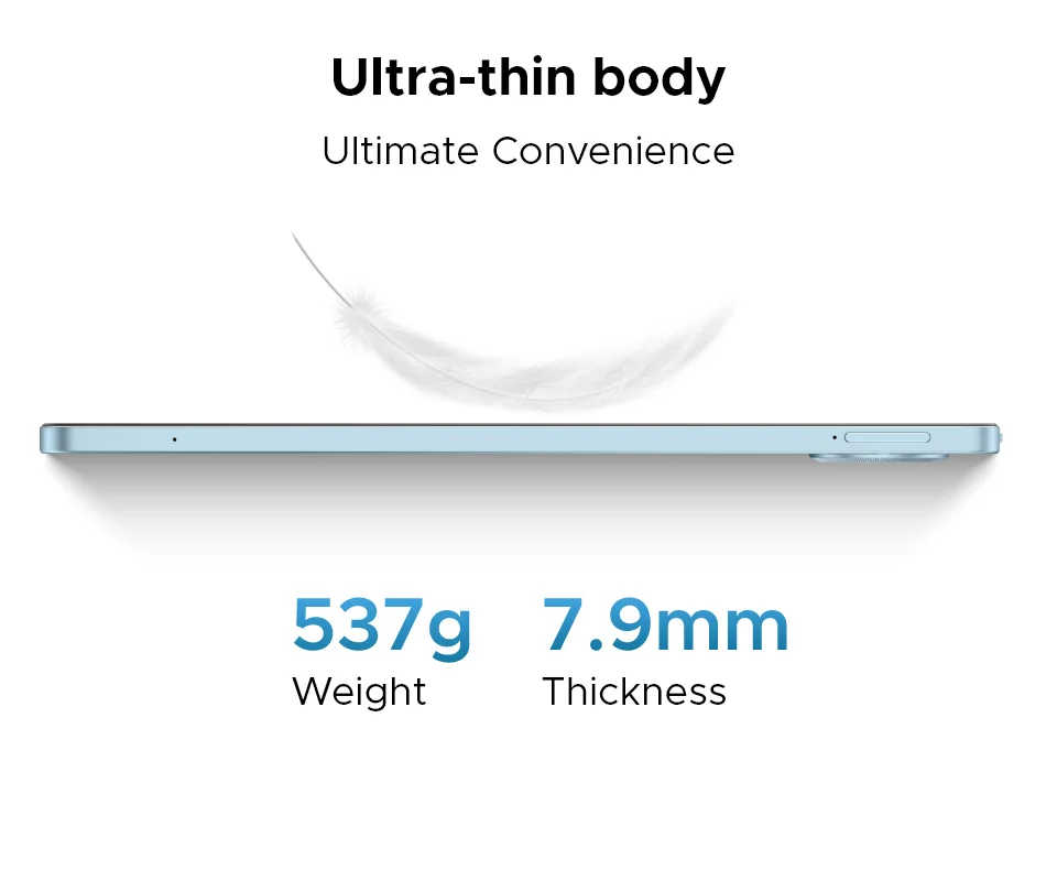 DOOGEE U11 Android 15 Tablet 11' Ultra-clear 90Hz Display 16GB(4+12) 128GB 8580mAh Battery Unisoc T606 Octa-core Dual Speaker