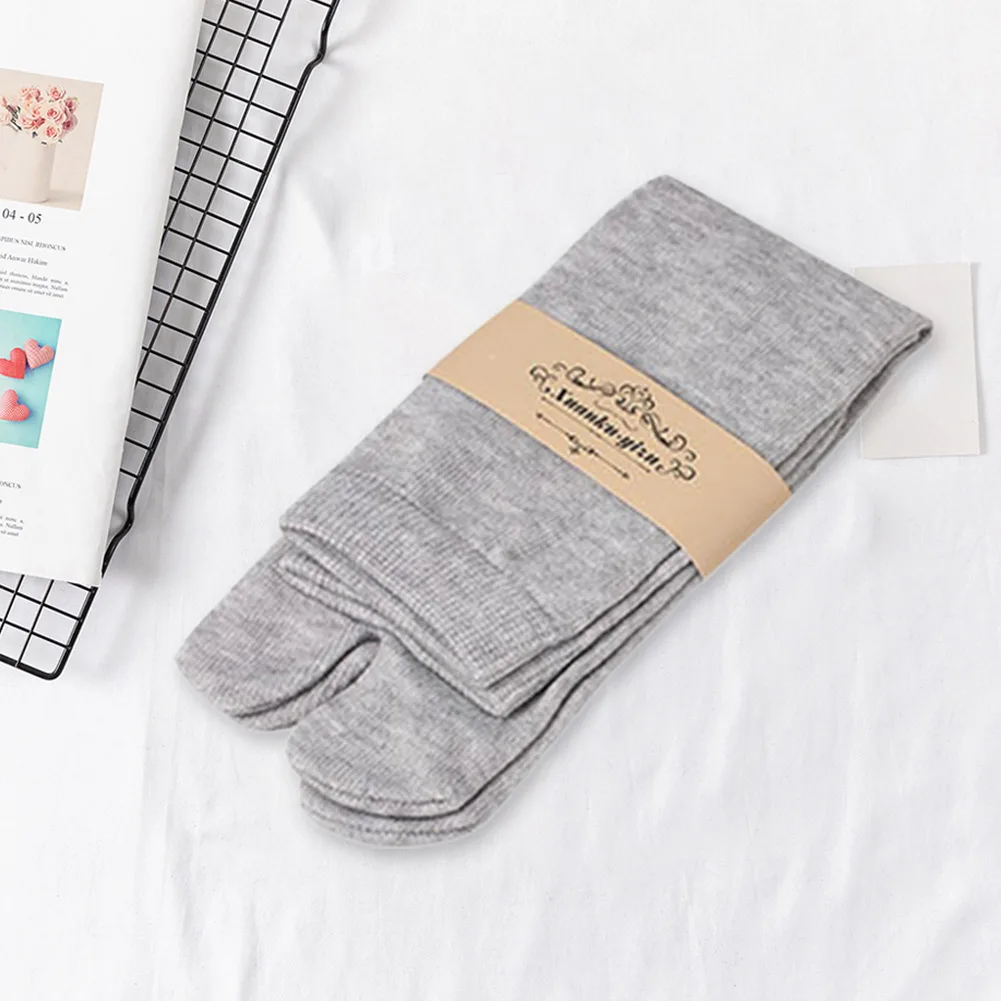 1-5Pair Japanese Style Two Finger Socks Unisex Clog Socks Polyester Toe Separation Socks Kimono Flip Flop Sandal Split Toe Sock