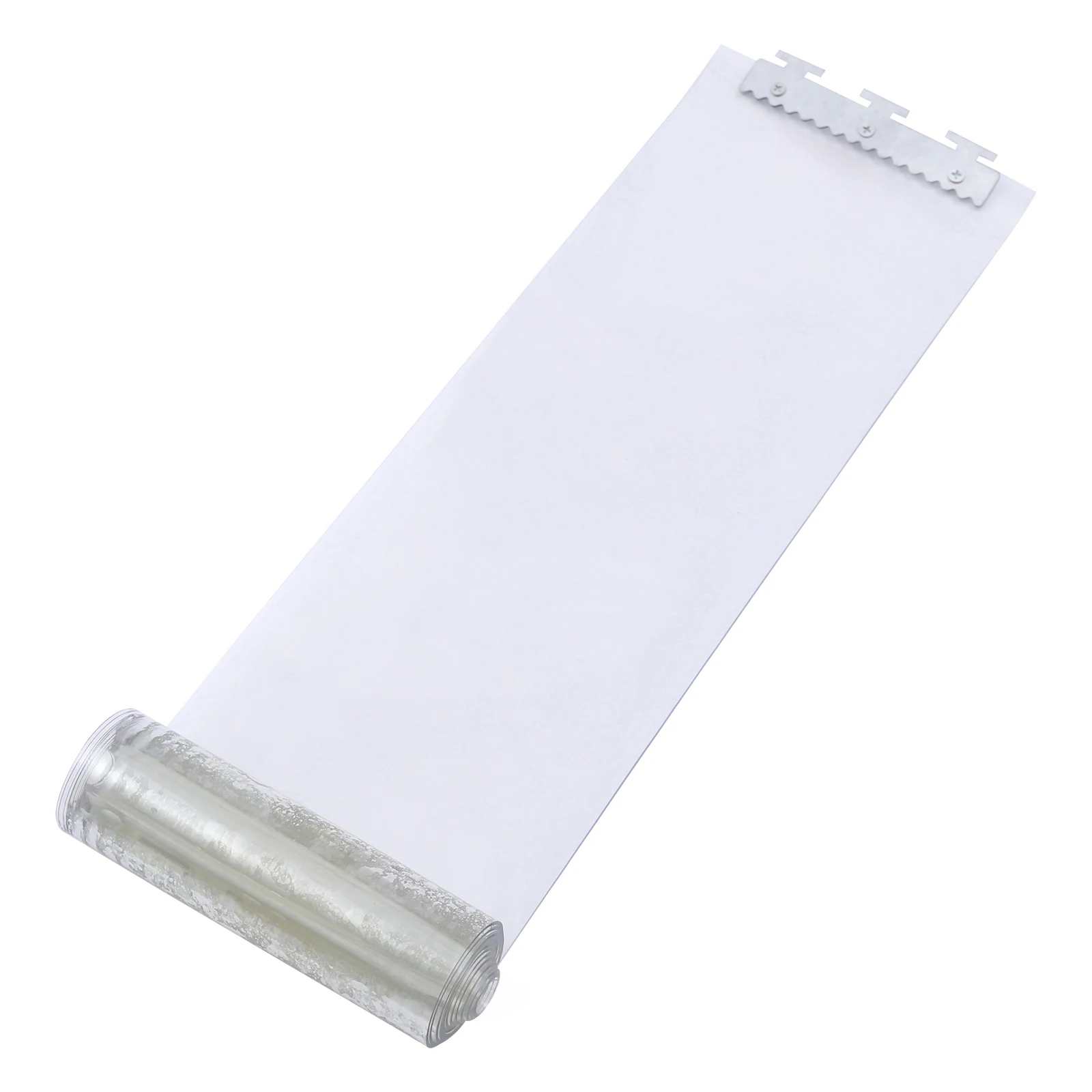 7X PVC Strip Curtain Plastic Soft Freezer Room Door Curtain Kit Hanging 18cm X2m Air-Conditioning Heat Insulation