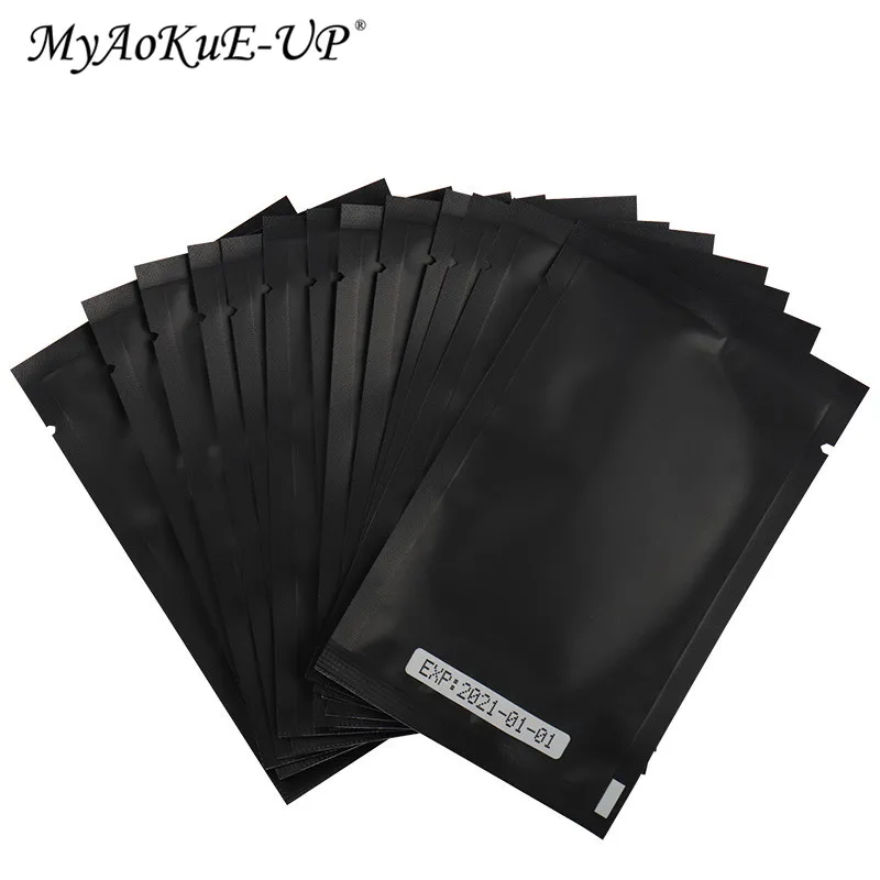 HOT 50/100 Pairs Eyelash Pad Gel Patch For Grafting Eyelash Extension Patches Eye Tips Sticker Wraps Cosmetic Makeup Tools