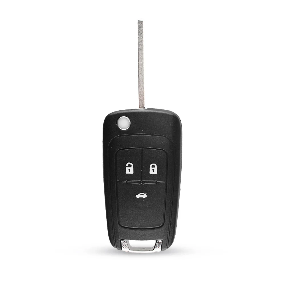 KEYYOU OPEL/VAUXHALL Astra J Corsa E Insignia Zafira C 2009 2010 2011 2012 2013 2016 Flip Folding Remote Key Case
