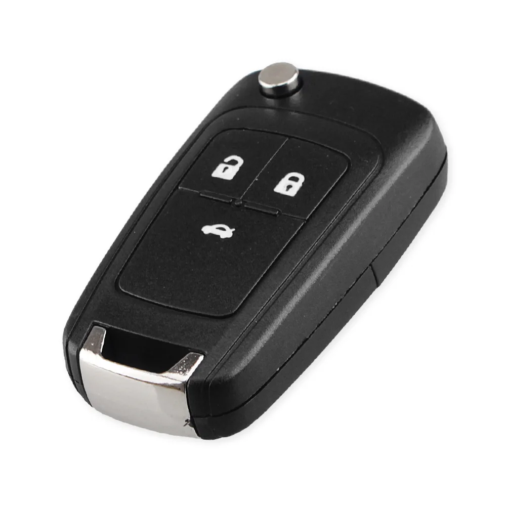 KEYYOU OPEL/VAUXHALL Astra J Corsa E Insignia Zafira C 2009 2010 2011 2012 2013 2016 Flip Folding Remote Key Case