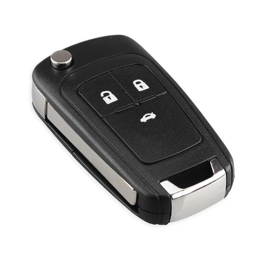 KEYYOU OPEL/VAUXHALL Astra J Corsa E Insignia Zafira C 2009 2010 2011 2012 2013 2016 Flip Folding Remote Key Case