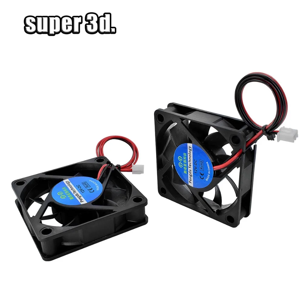 6015 Cooling Heatsink Fan 12V 24V with Dupont Wire Brushless 60mm 60*60*15 MM 3D Printers Parts Cooler Radiator Quiet