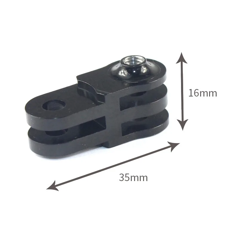 Aluminium Mount Metal Pivot Arm Adjust Arm Straight Joints adapter Same Direction For Gopro Hero 12 13 Insta360 DJI Accessories
