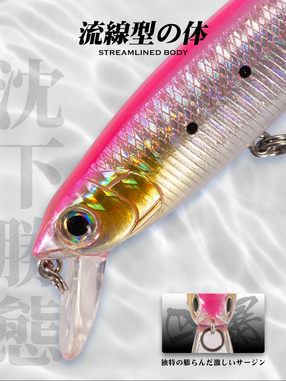 Hunthouse Minnow Fishing Lure 90/125/147mm Floating Hard Baits Wobbler Jerkbait Artificial Fishing Tackle For Seabass Pike LW131