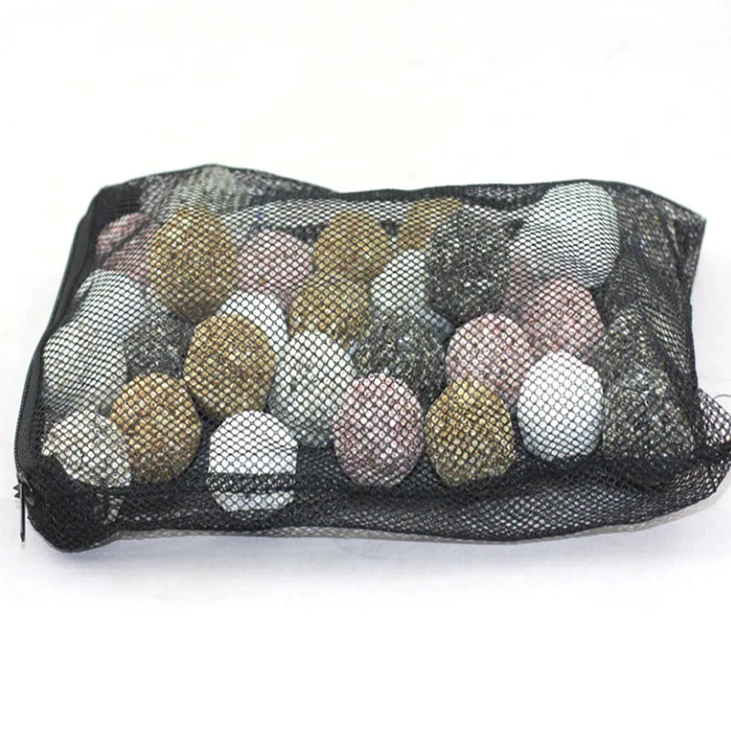 10Pcs Filter Net Bag Mesh Bag Acquarium Pond For Bio Ball Carbon Media Ammonia Aquarium Fish Tank Isolation Bag White Black