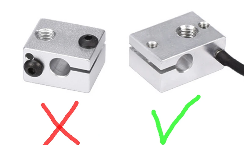 NTC 100K ohm B3950 Thermistor 3x15mm Cartridge Sensor High Temperature for 3D V6 Upgraded Heater Block 3D Printer