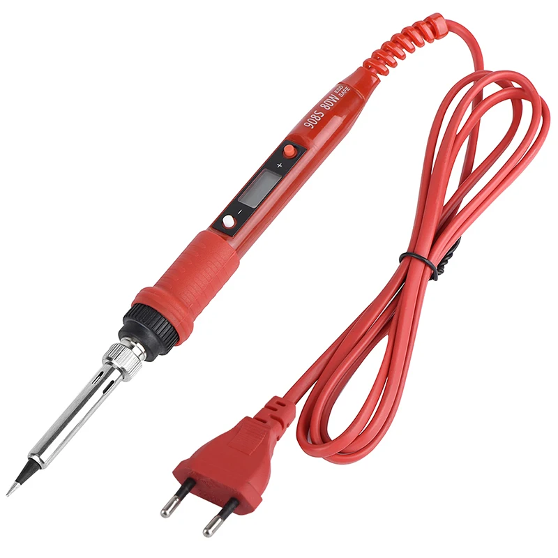 JCD 80W Electric Soldering Iron 220V 110V Adjustable Temperature Solder Iron LCD Display Welding Repair Tools Soldering Iron Tip