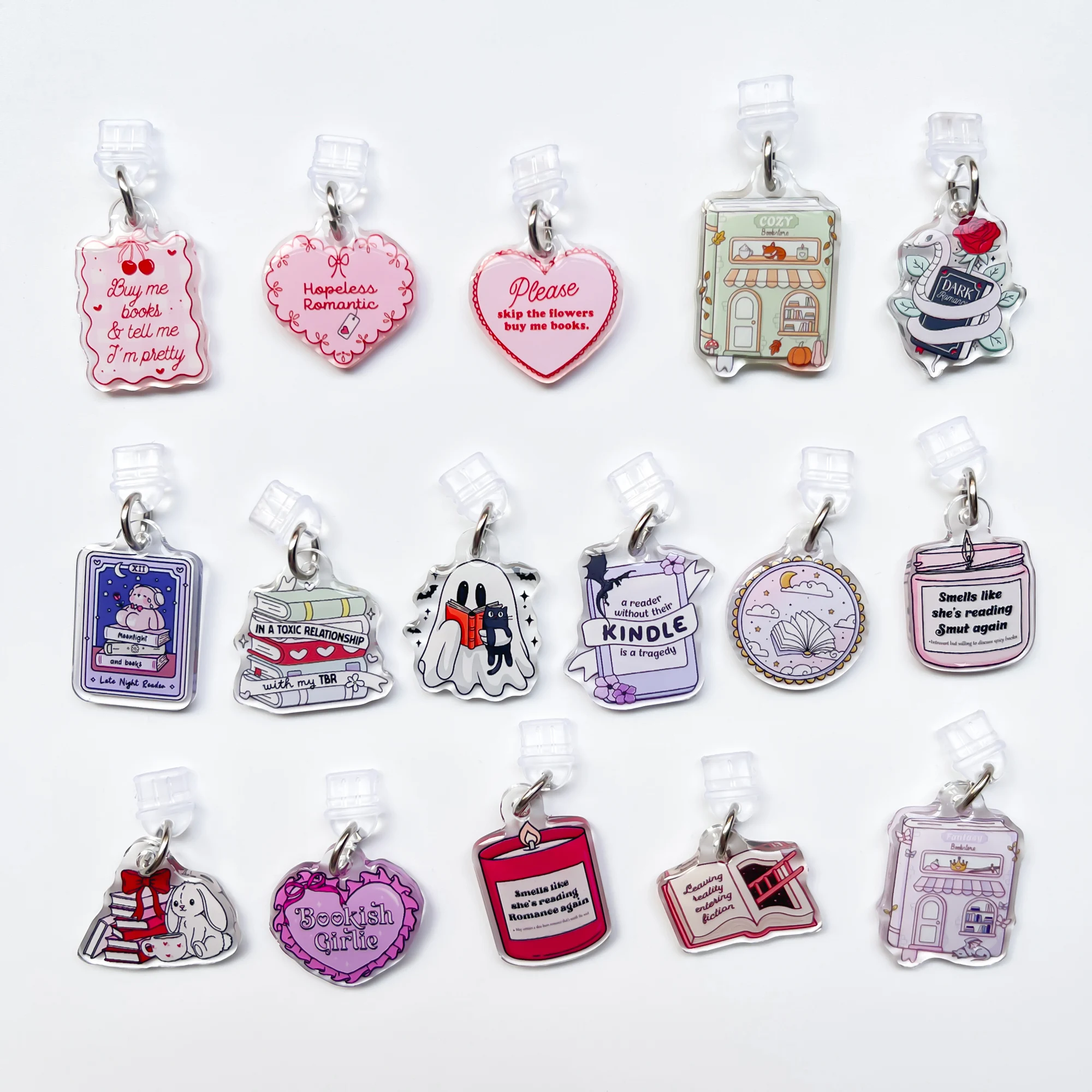Cartoon Phone Charging Port Dust Plug Cute Acrylic Dustproof Cover for Type C Anti-Lost Phone Dust Plug Kawaii Phone Charm
