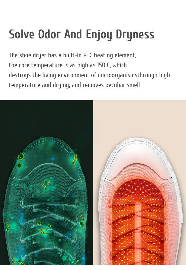 Household Electric Shoe Dryer Timing Boot Dryer UV Deodorizate Sterilization Dehumidificate Portable Shoes Dryer Machine Heater