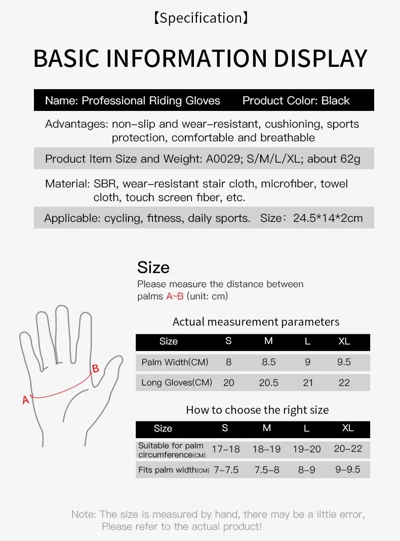 Long Finger Non-Slip Shock-Absorbing Cycling Gloves Spring And Summer Men'S Breathable Sunscreen Touch Screen Riding Gloves