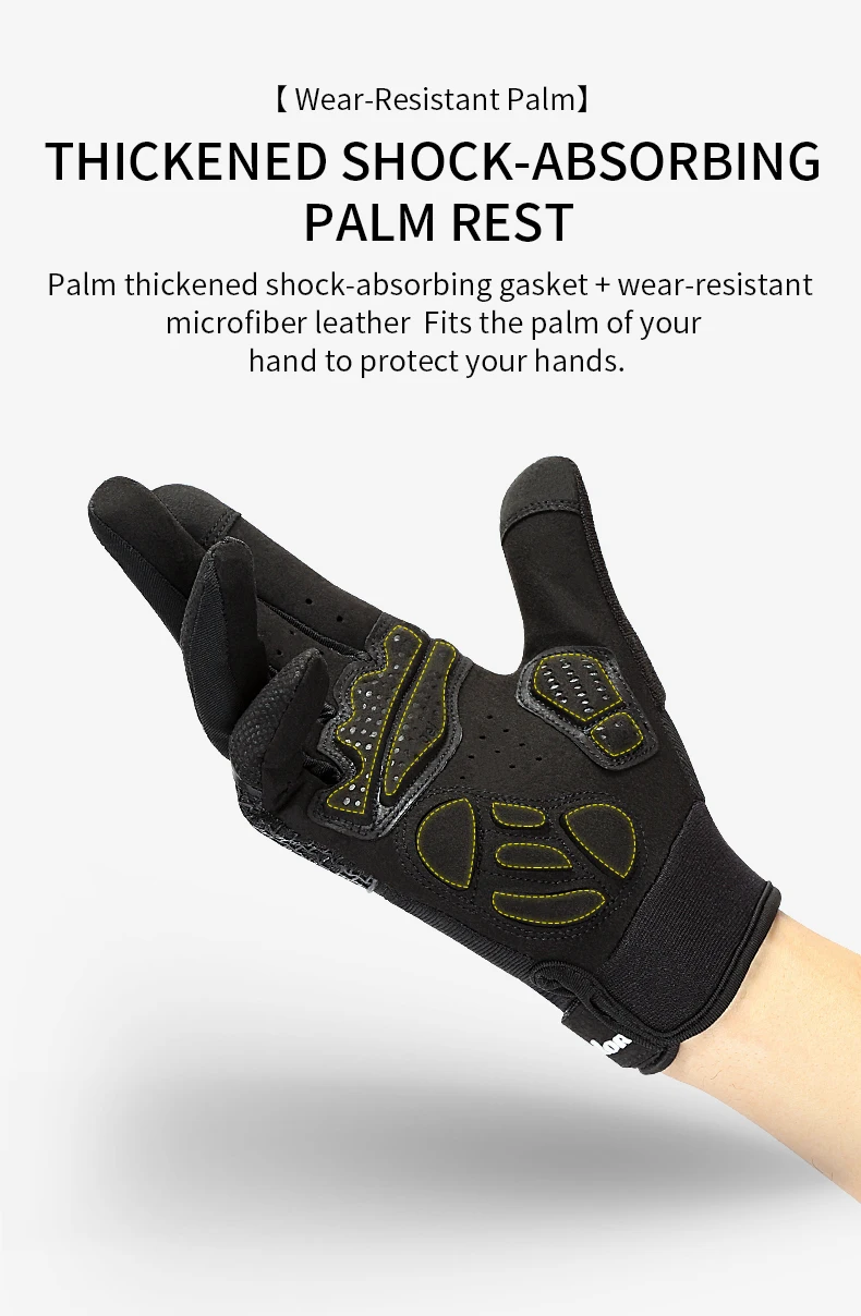 Long Finger Non-Slip Shock-Absorbing Cycling Gloves Spring And Summer Men'S Breathable Sunscreen Touch Screen Riding Gloves
